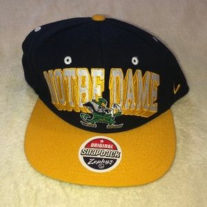 New! Original SnapBack Notre Dame University Hat